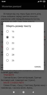 ПЦУ Православний Молитовник android App screenshot 3